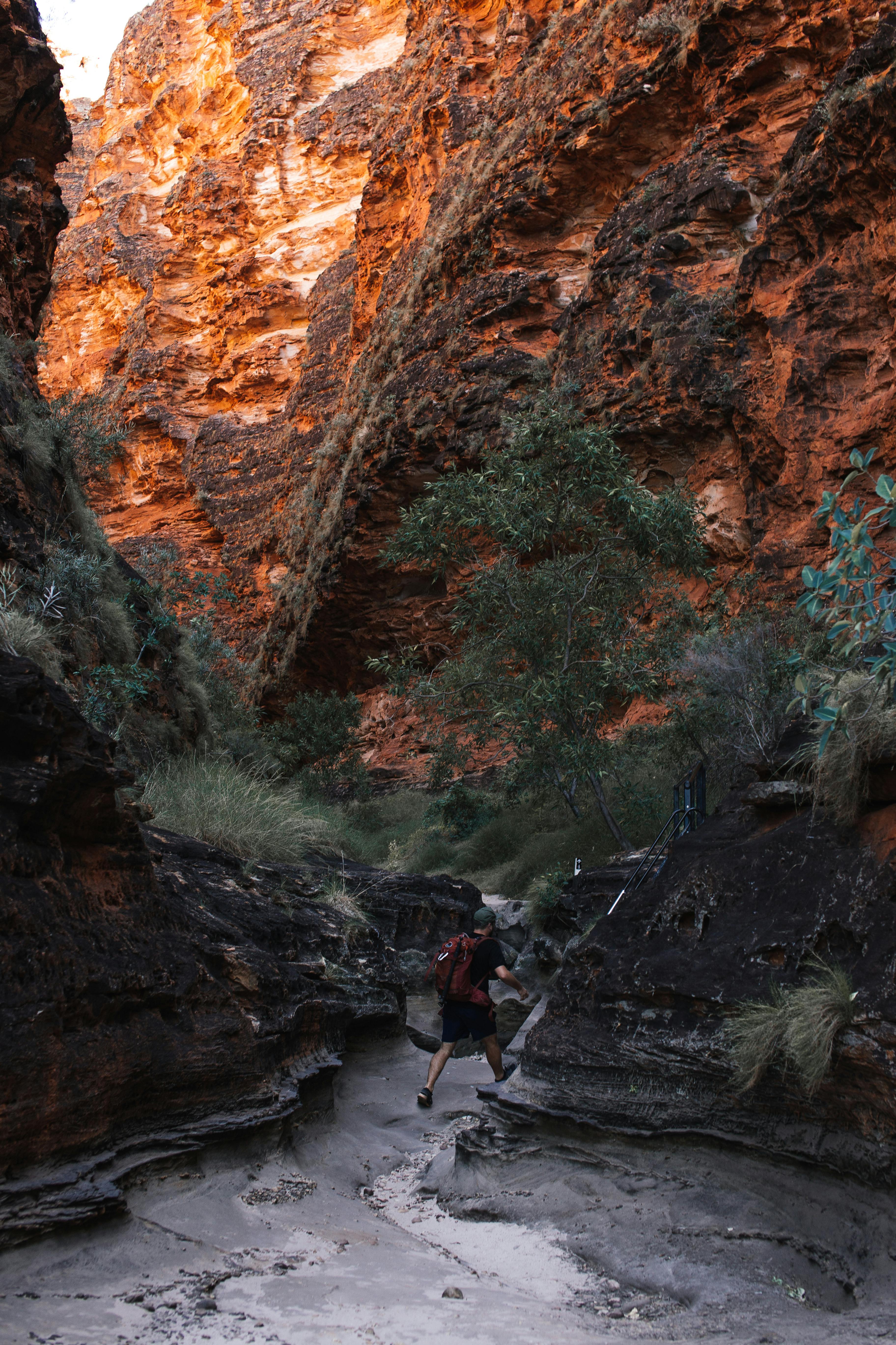 Valley horizon at golden hour